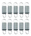 Steel 50mm Spring loop to loop - 15mm Diameter - Eisco Labs (Pack of 10) 
