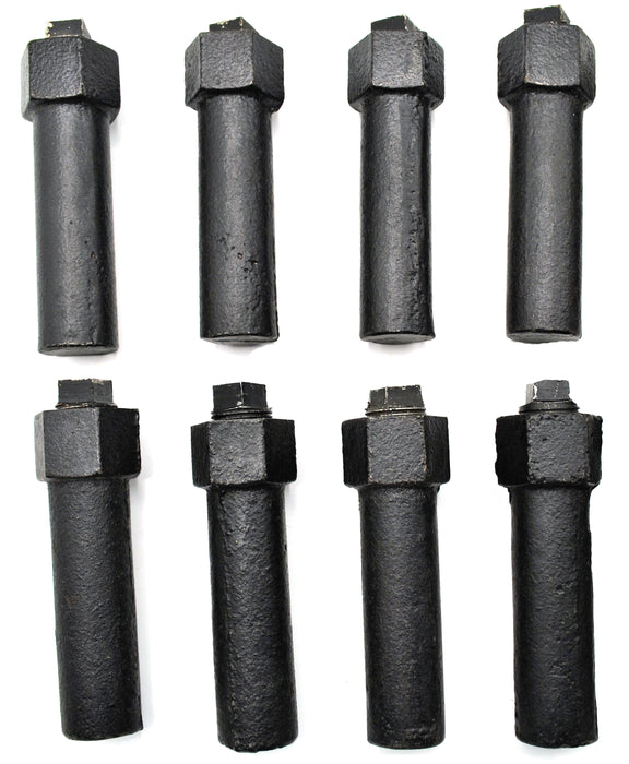 Bursting Bottles (Pack of 8), Cast Iron with Cap, 3.63" Long, 1" Outer Diameter, 0.63" Inner Diameter