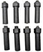 Bursting Bottles (Pack of 8), Cast Iron with Cap, 3.63" Long, 1" Outer Diameter, 0.63" Inner Diameter