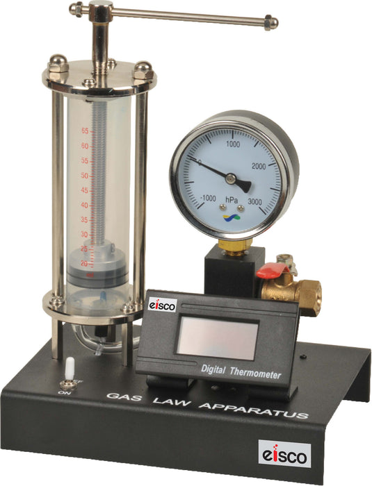 Boyles Law Apparatus, Screw and Piston, -1000 to 3000 hPA
