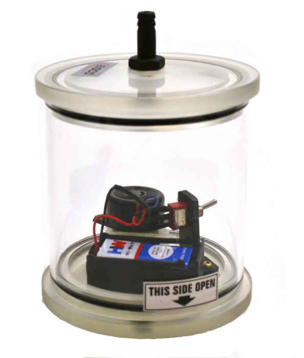 Bell Jar with battery operated buzzer