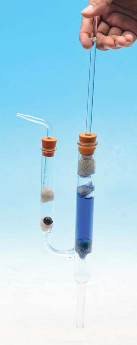 Force Pump, working Model, made of borosilicate glass