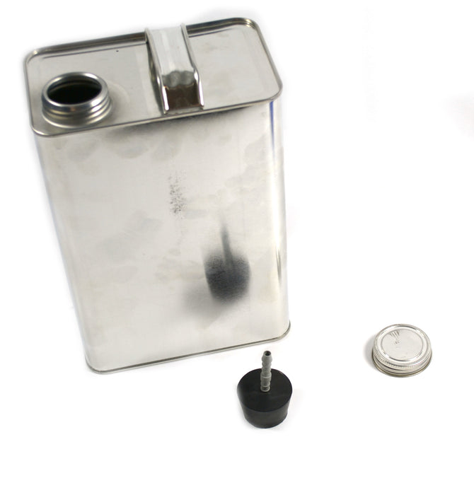 Eisco Labs Collapsable Metal Can with Stopper & Fitting for Demonstrating Ideal Gas Law