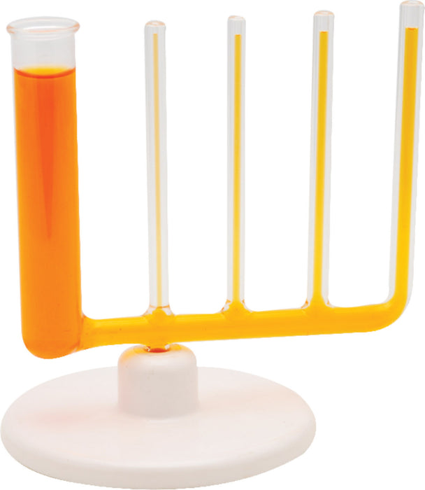 Eisco Labs Glass Equilibrium Tubes with Plastic Base