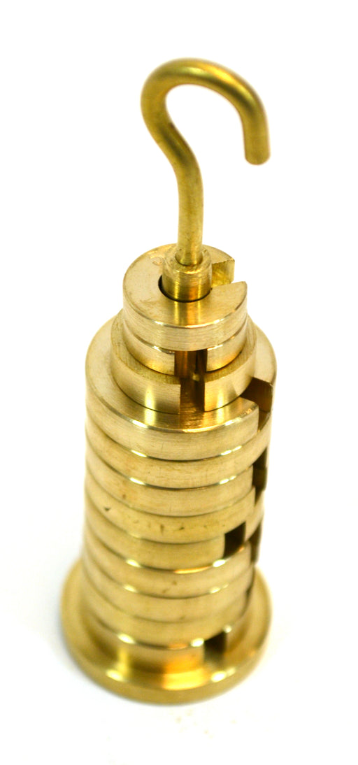 Slotted Set of Masses and Hanger, set of one hanger 50gm, nine weights 20g one weight 10g and two weights 5g, total 250gm