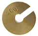 Individual Slotted Weights - Brass, 20gm