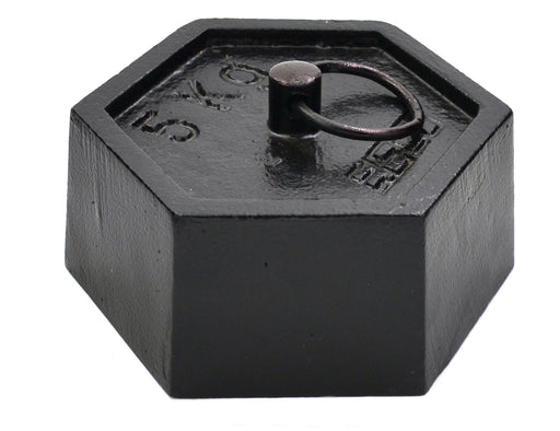 Masses - Iron, Hexagonal with lifting ring, 5000g