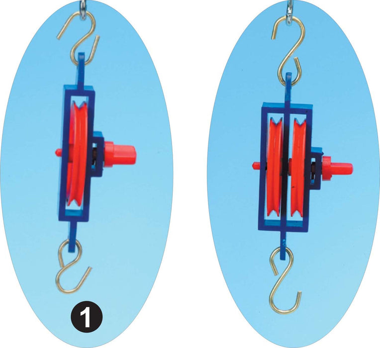Pulley Blocks, Double, Plastic, Dia 50mm