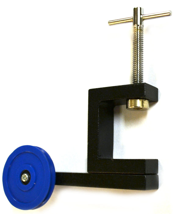 Eisco Labs Pulley Bench Clamp Fitting, Nylon Ball Bearing