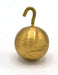 Brass Pendulum Bob with Hook, 1in Diameter