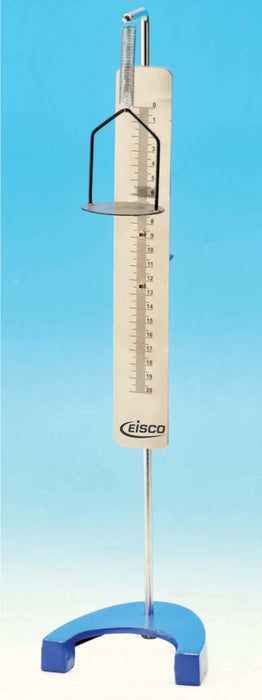 Hook's law with weight pan, supplied without weights