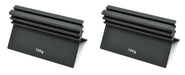 Set of 2 Air Track Gliders, 100g, Anodized Aluminum - For Use With Eisco Labs Linear Air Track