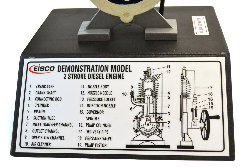 Eisco Labs Two-stroke Diesel Engine Model