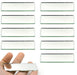 Rectangular Plano Glass Mirror - Pack of 10 - 3" x 1" - 2mm Thick Approx. - Eisco Labs