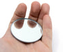 Round Concave Glass Mirror  - 2" (50mm) Diameter -  300mm Focal Length - 1.8mm Thick Approx. - Eisco Labs