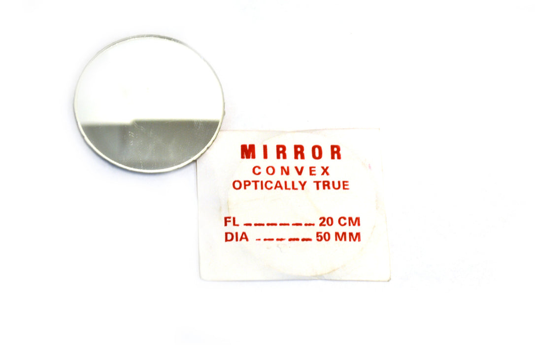 Eisco Labs Convex Mirror - Glass, dia 50mm, Focal length 200mm