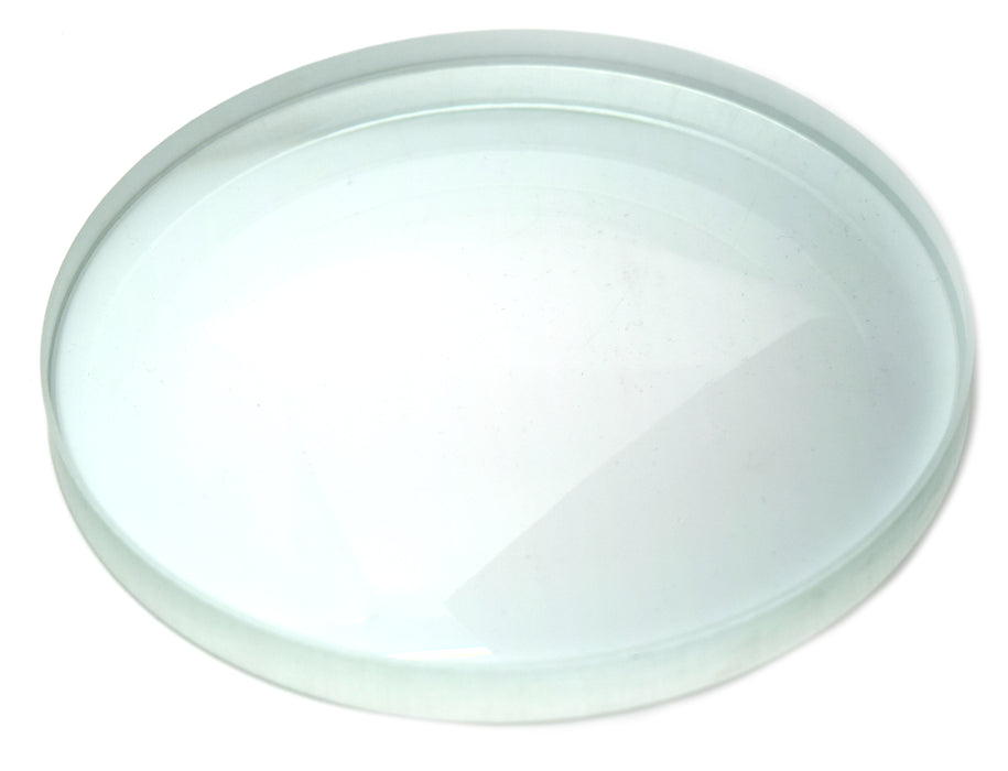 Concave Optical Glass Lens - Double Concave - Premium Glass, approx. 5" (125mm) diameter, approx. 12mm thick - Ideal for Top Spinning