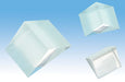 Right-angled Acrylic Prism Set of 3, 25 mm, 50 mm and 75 mm each