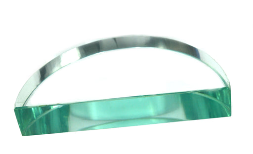 Semi Circular Block - Glass, Dia 100 x 18 mm thickness