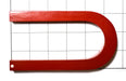 5.5" Red Strong U-Shape Magnet with keeper - hBARSCI