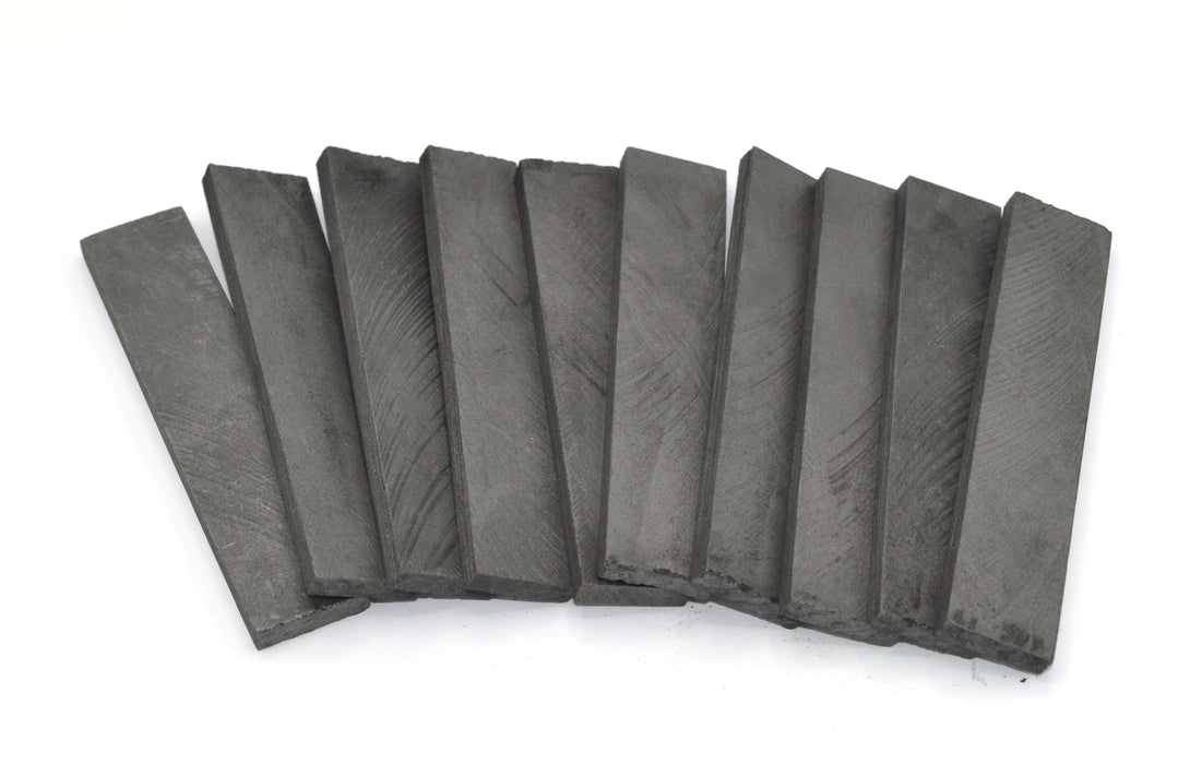 Carbon Electrode 100 x 20 x 5mm - Pack of 10 - Eisco Labs