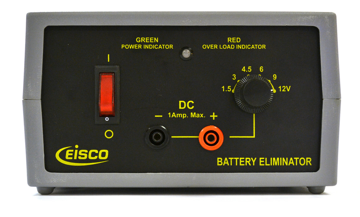 Eisco Labs Battery Eliminator, 1A Max - 1.5, 3, 4.5, 6, 9, or 12V
