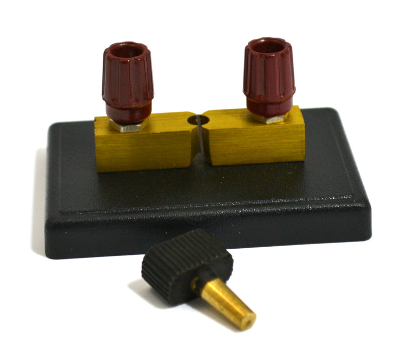 Eisco Labs Visual Copper Plug Switch, 2 Terminals - 4mm Terminals (Removable Plug)