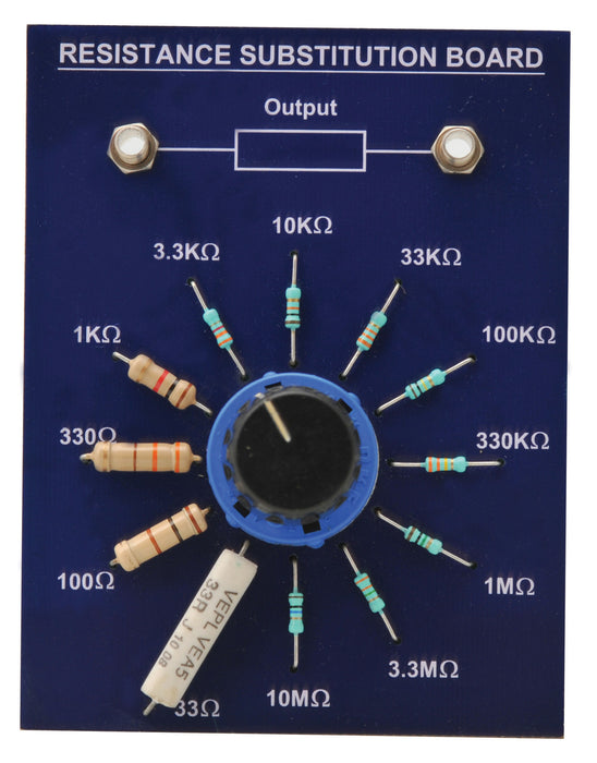 Resistance Substitution Board - 33 ohms - 10M ohms