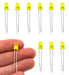 Light Emitting Diode (LED), Yellow, pk of 10