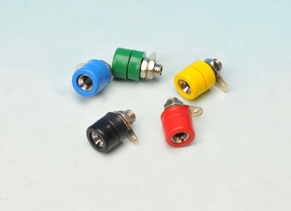Socket for Banana Plugs - 4 mm, Green