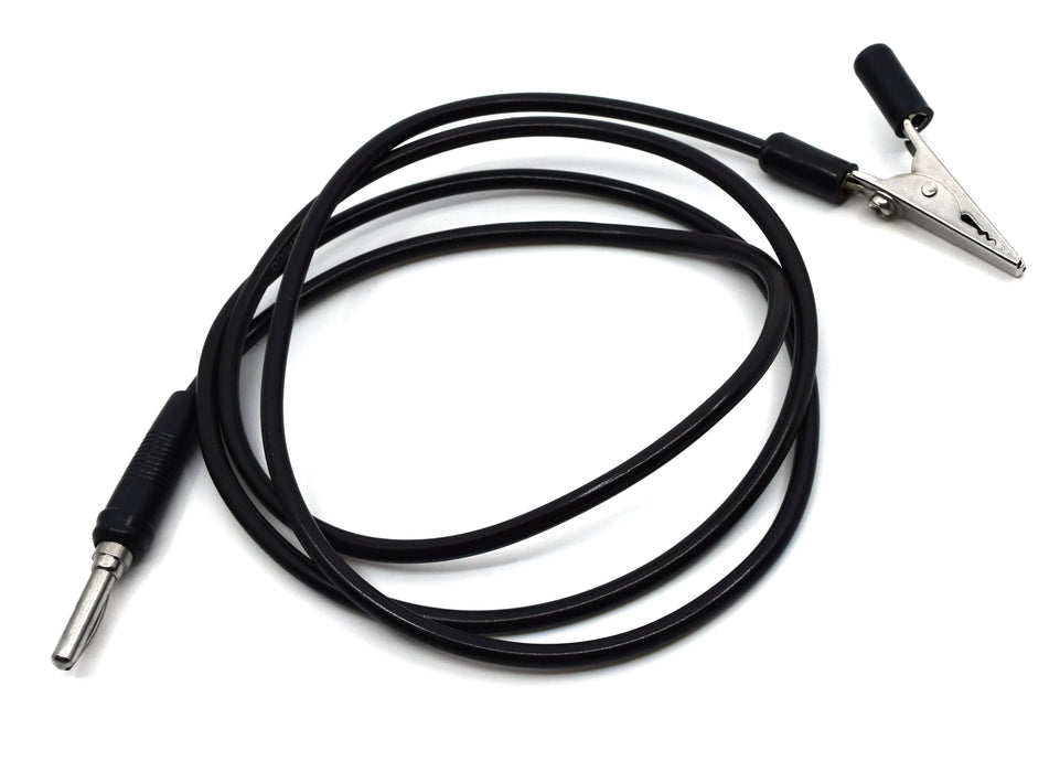 Connecting Leads, length 1000 mm, Black