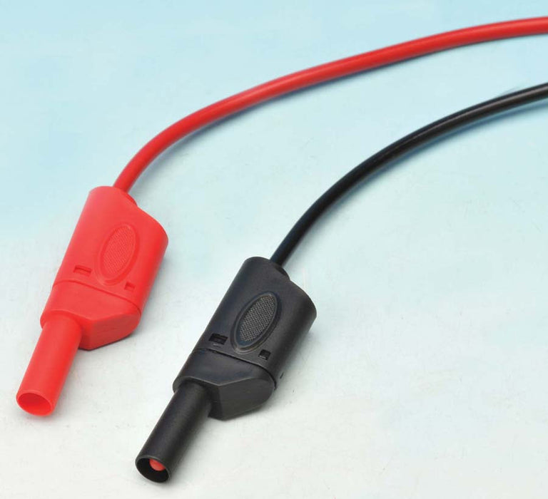 Connecting Leads - Stackable, length 300 mm, Yellow