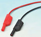 Connecting Leads - Stackable, length 300 mm, Yellow