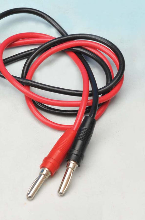 Connecting Leads 4mm, length 300 mm, Red