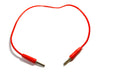 Connecting Leads 4mm, length 500 mm, Red