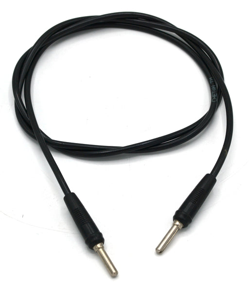 Connecting Leads 4mm, length 1000 mm, Black