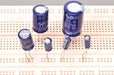 Capacitors, Max. Volts 25, Capacitance 100µF, pk of 10