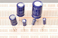 Capacitors, Max. Volts 25, Capacitance 220µF, pk of 10