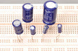 Capacitors, Max. Volts 25, Capacitance 1000ÂµF, pk of 5
