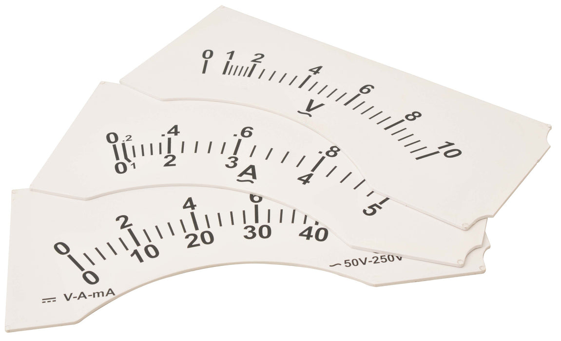 Dials - Interchangeable, 0 - 100 mA, Input DC Current