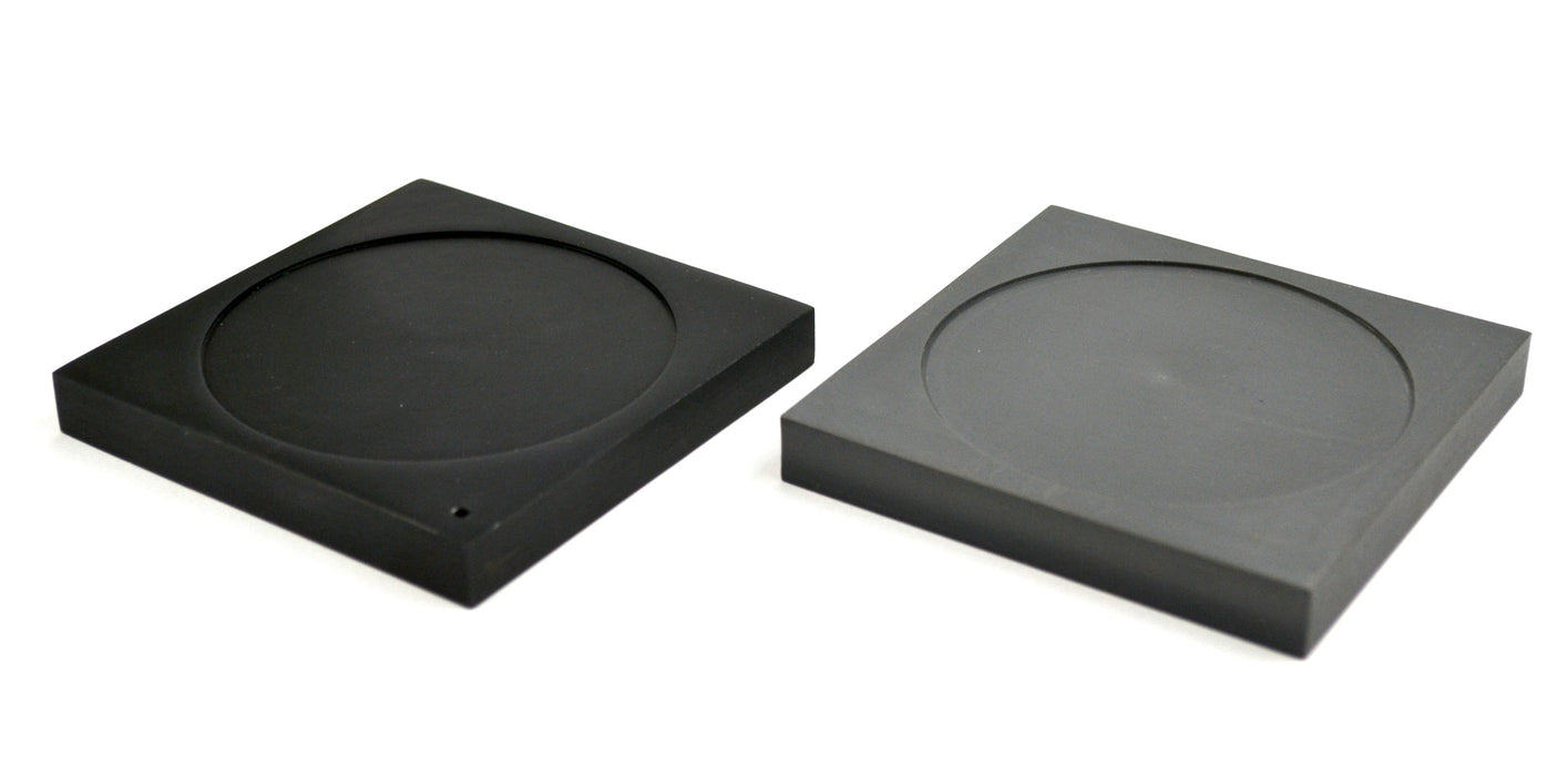 Eisco Ice Melting Plates with Rims, 1 Aluminum Plate, 1 Plastic Foam Plate