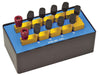 Resistance Box - Plug Type, 1-1000 Ohms, Total Ohms 2110, No. of Coils 13
