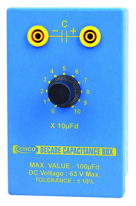 Decade Capacitance Box, 10 - 100 µfd in steps of 10 µfd