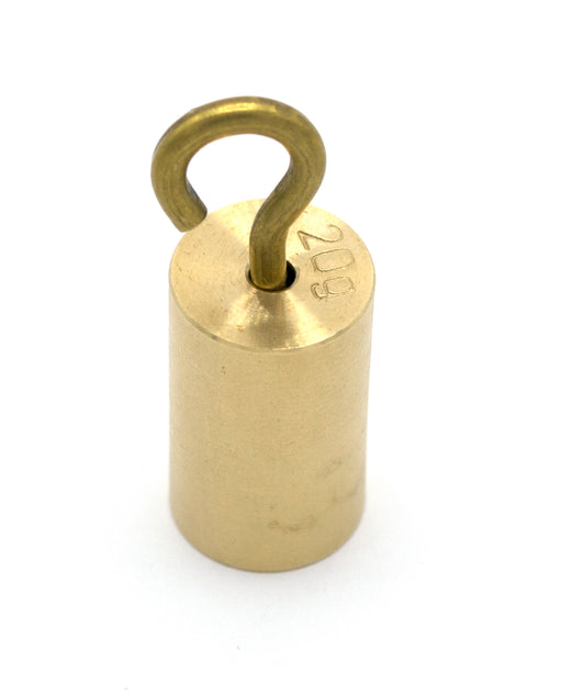 Double Hooked Weight Brass 20 grams (0.044 Lbs.) Eisco Labs 