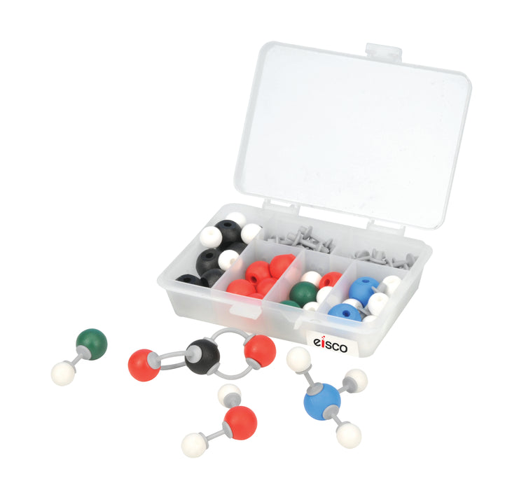 Eisco Labs Molecular Model Set - Basic Organic Chemistry (30 Atoms, 24 Bonds)