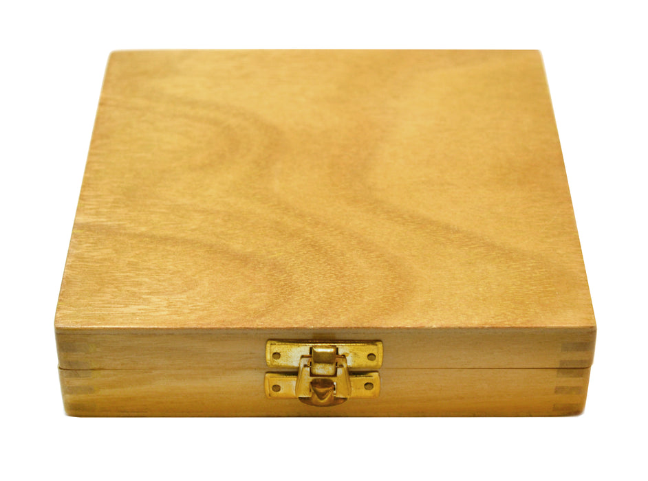 Density Cube Set, 9 pcs - Includes Brass, Iron, Copper, Aluminum, Hardwood, Softwood, Nylon, PVC, Acrylic