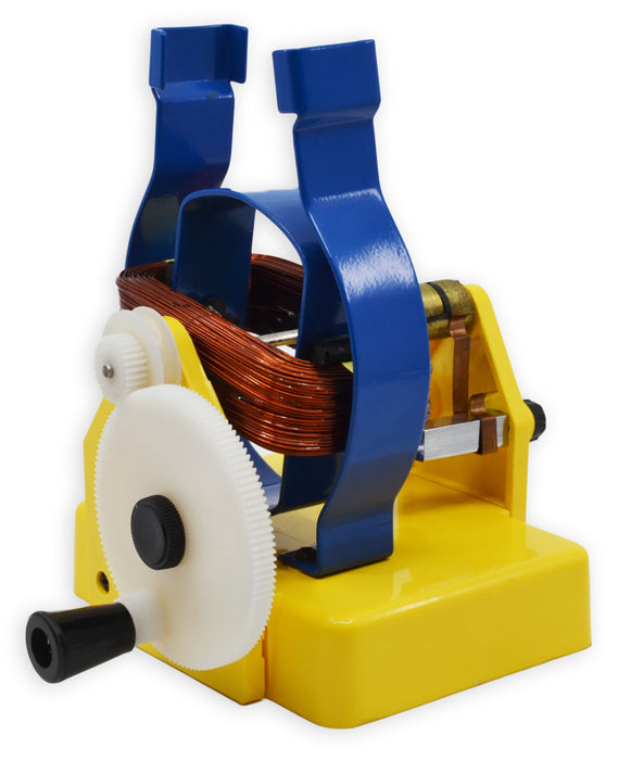 Simple Motor Model, 5.5 Inch - Manual - Demonstrate Magnet Action, Principle of Alternator - Includes Two Magnets - Eisco Labs