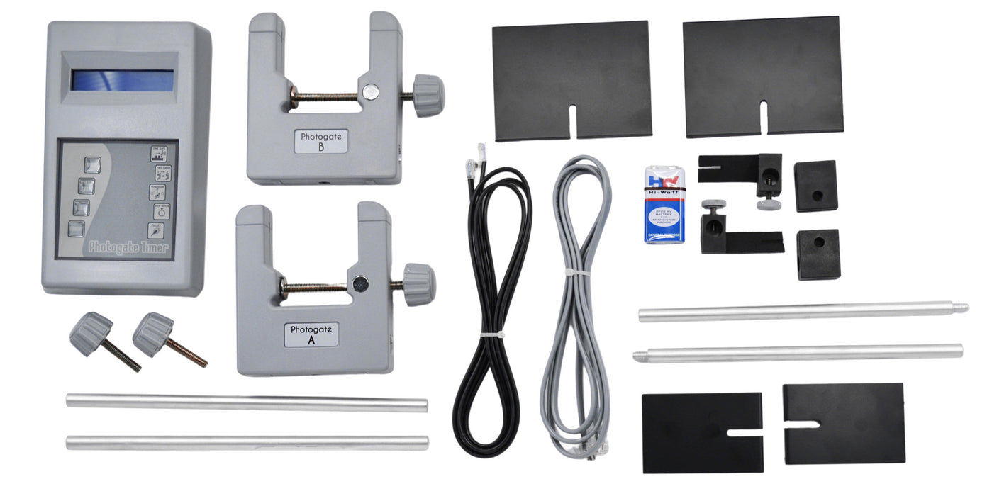 20 Piece Complete Photogate System Kit - With Interrupter Plate & Activity Guide