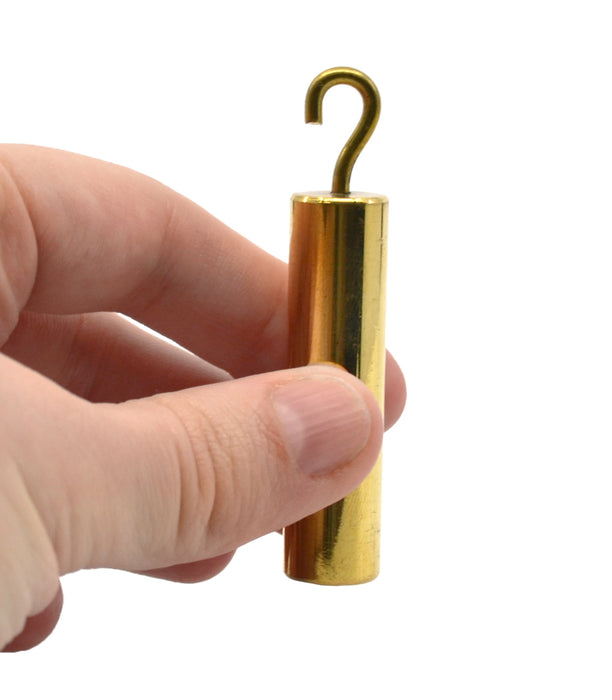 Specific Gravity Cylinder, 2 Inch - Brass - With Hook