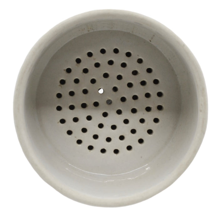 Buchner Funnel, 6cm - Porcelain - Straight Sides, Perforated Plate - Eisco Labs